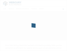 Tablet Screenshot of mercuryelectronics.com